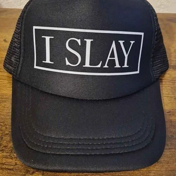 I SLAY Trucker Hat - Picture 1 of 3